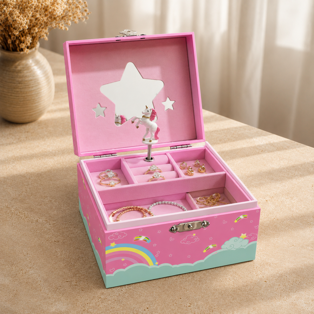 Boîte À Bijoux Licorne Mélodieuse