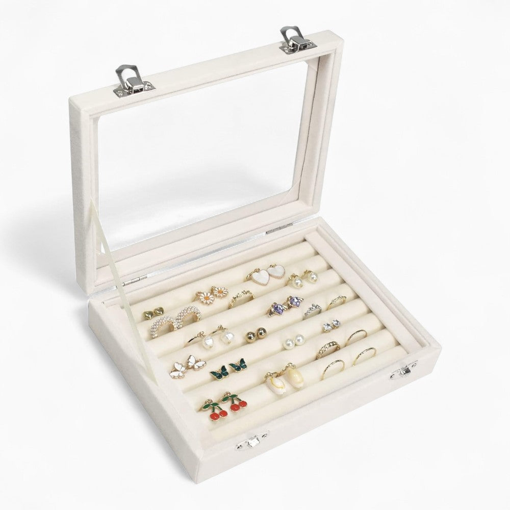 Boîte À Bijoux En Velours Pour Bagues
