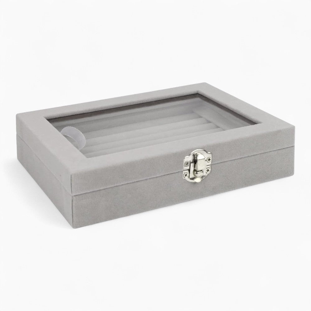 Boîte À Bijoux En Velours Pour Bagues