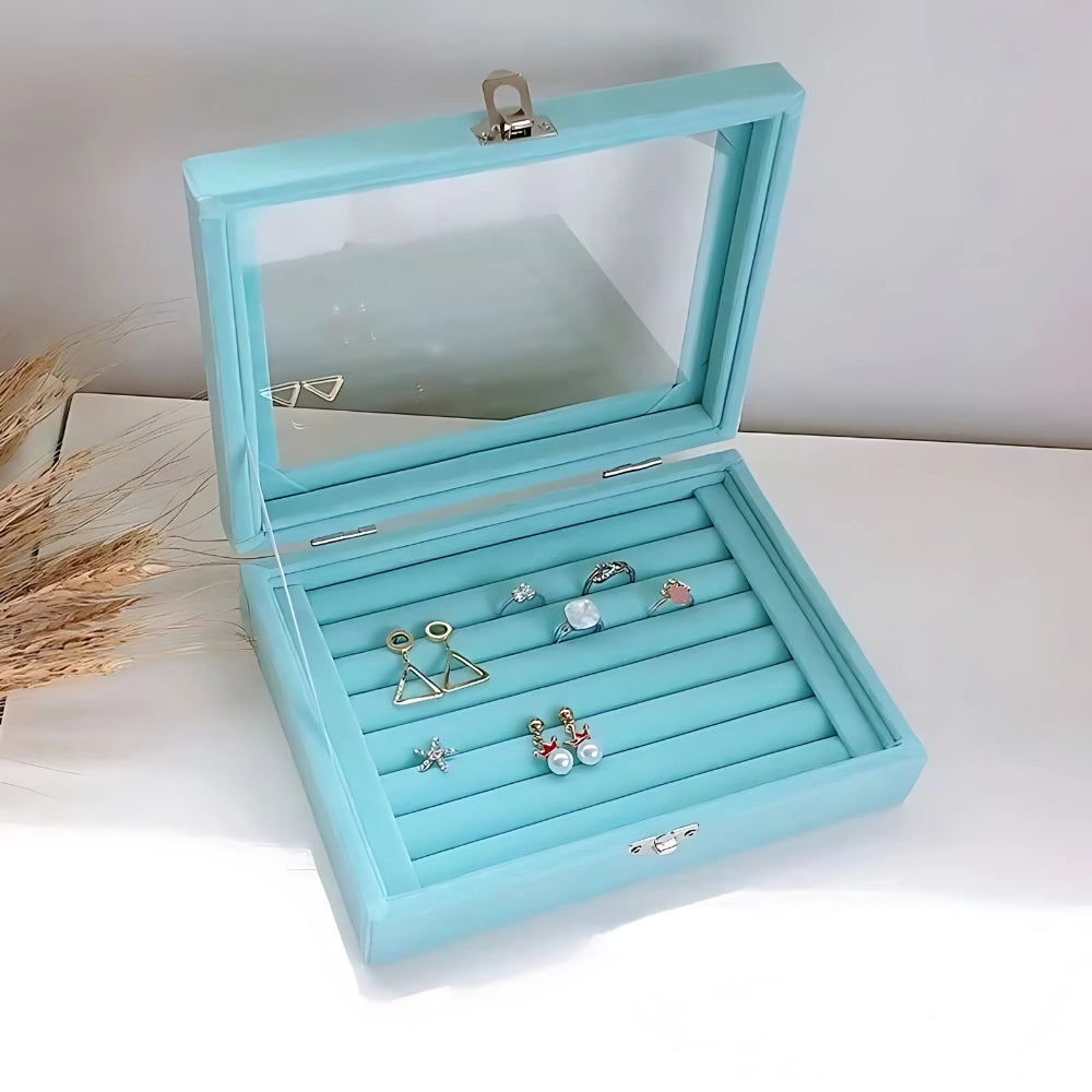 Boîte À Bijoux En Velours Pour Bagues