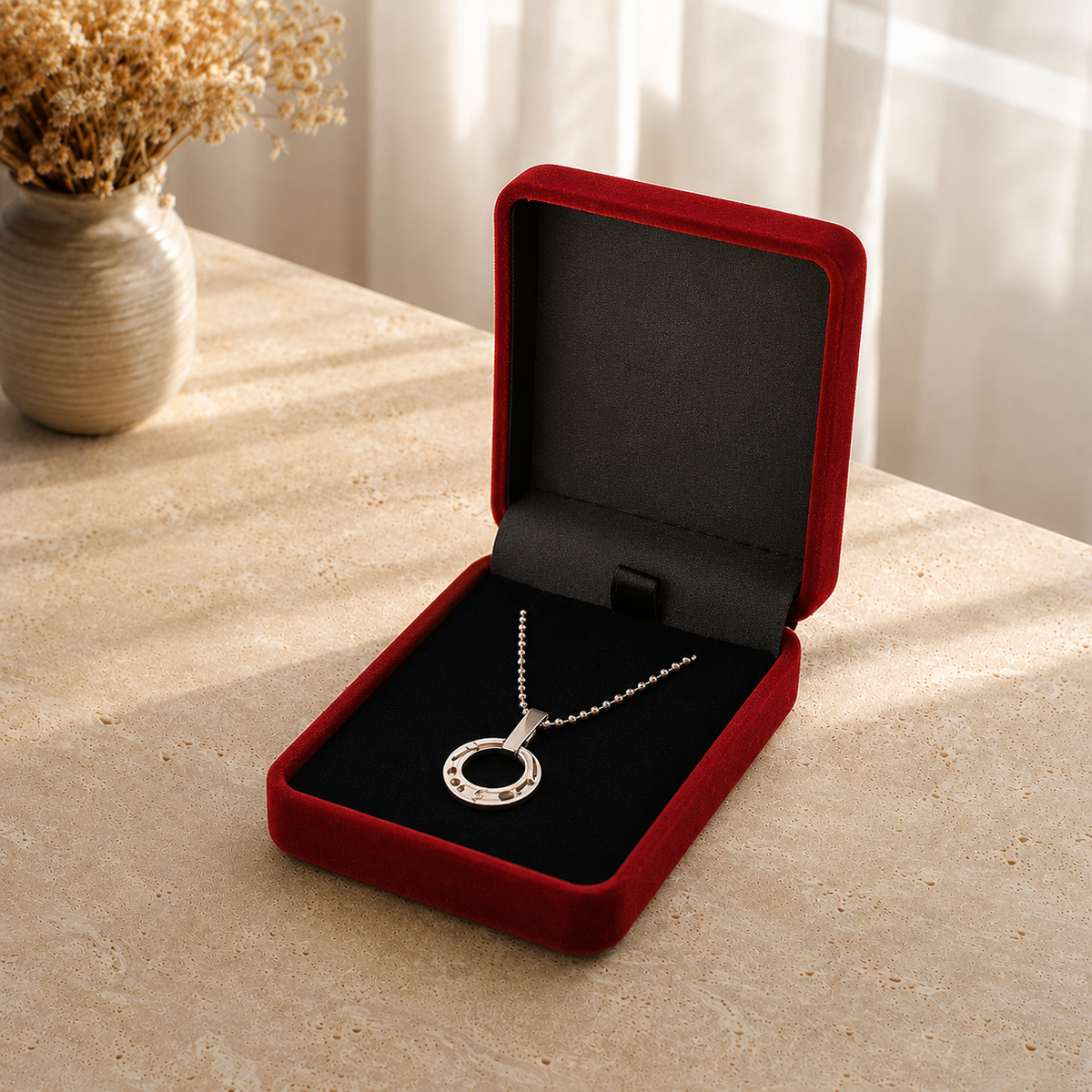 Boîte À Bijoux Écrin Pour Collier