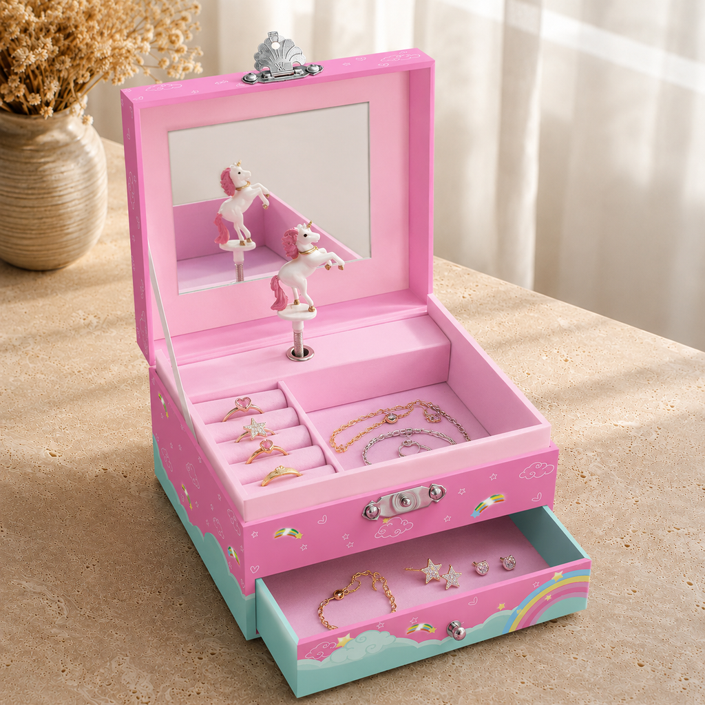 Boîte À Bijoux Licorne Mélodieuse