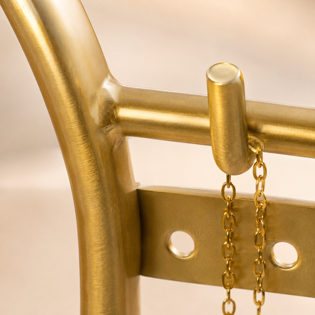 Porte Bijoux Arche Métal Et Bois