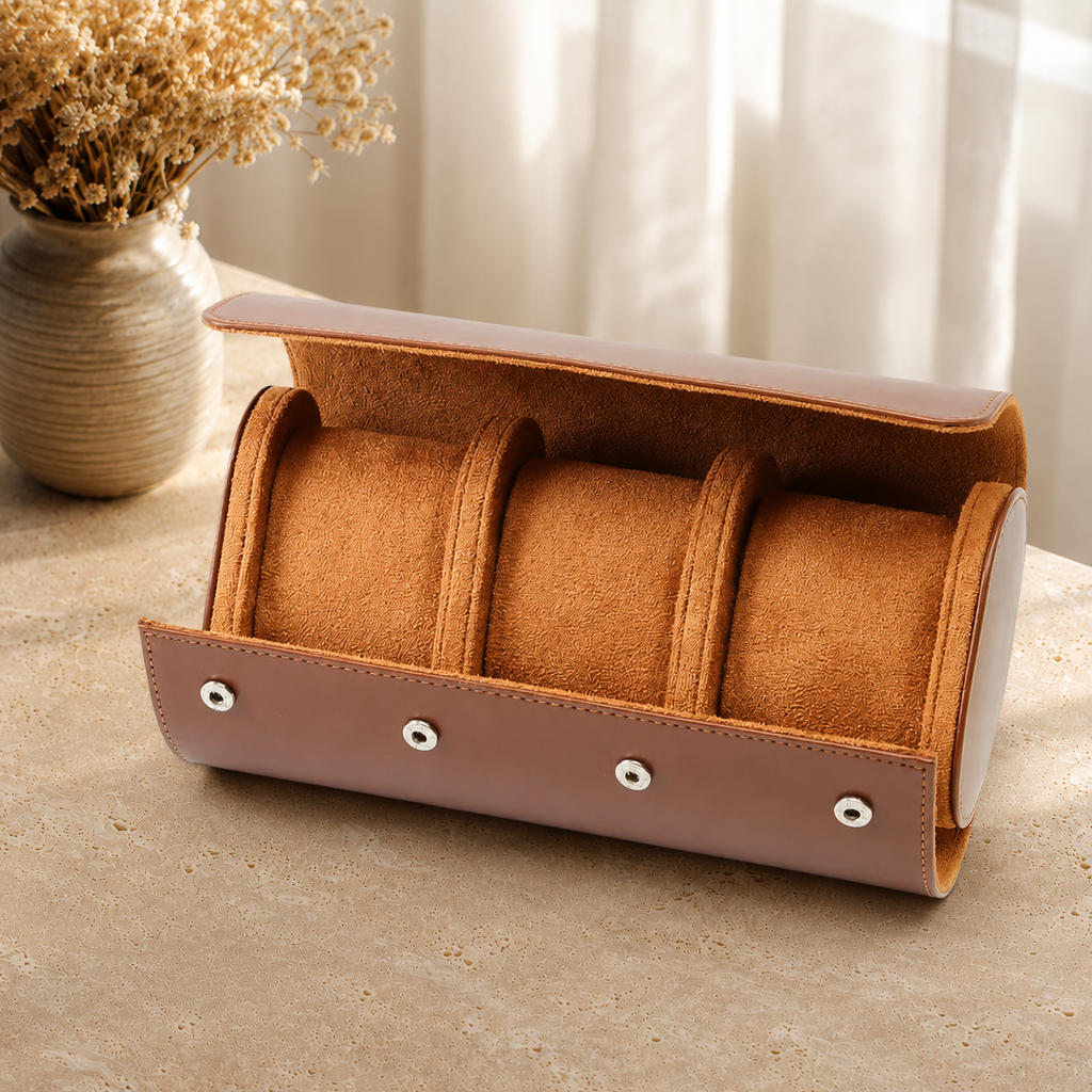 Boîte À Montre Étui Cuir Nomade