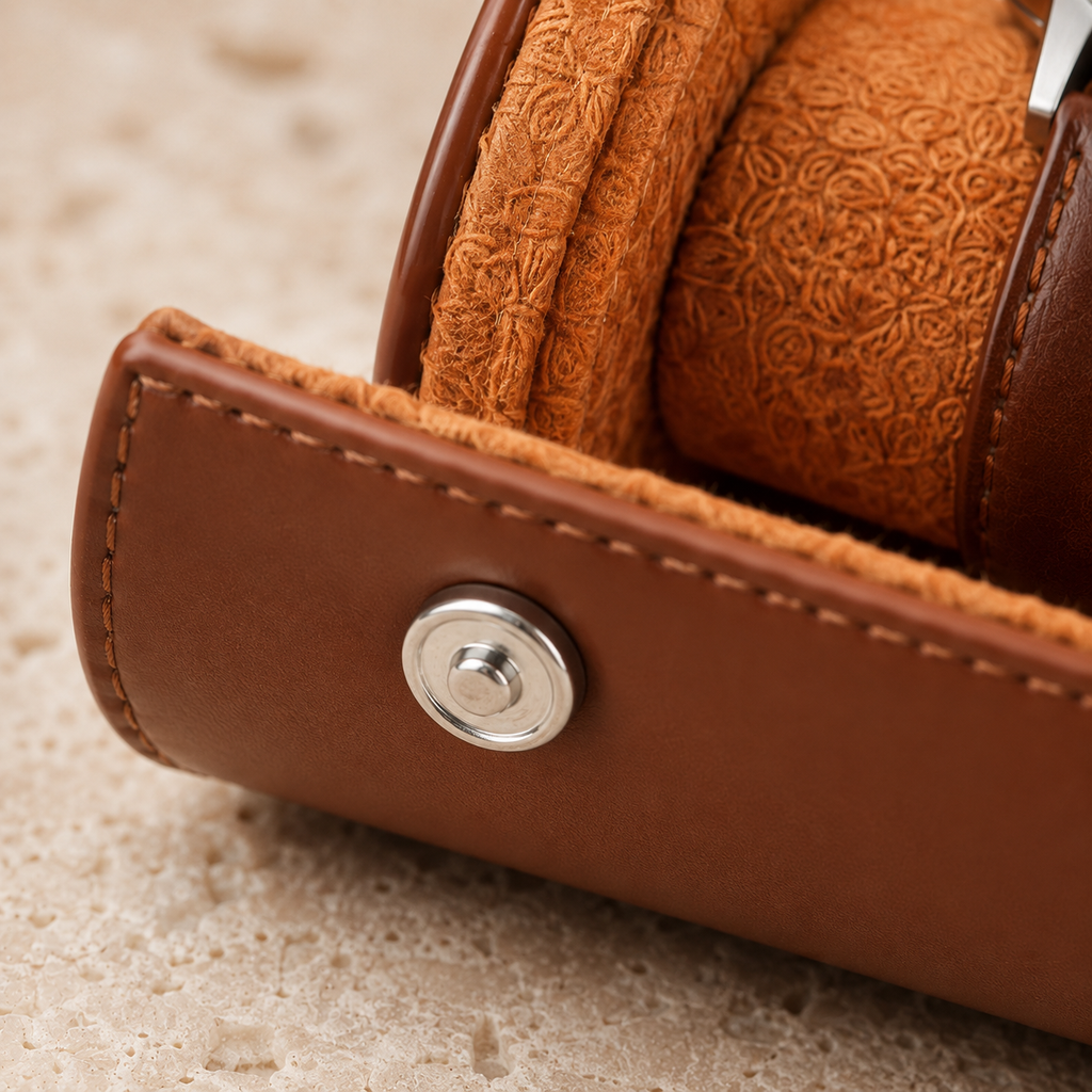 Boîte À Montre Étui Cuir Nomade