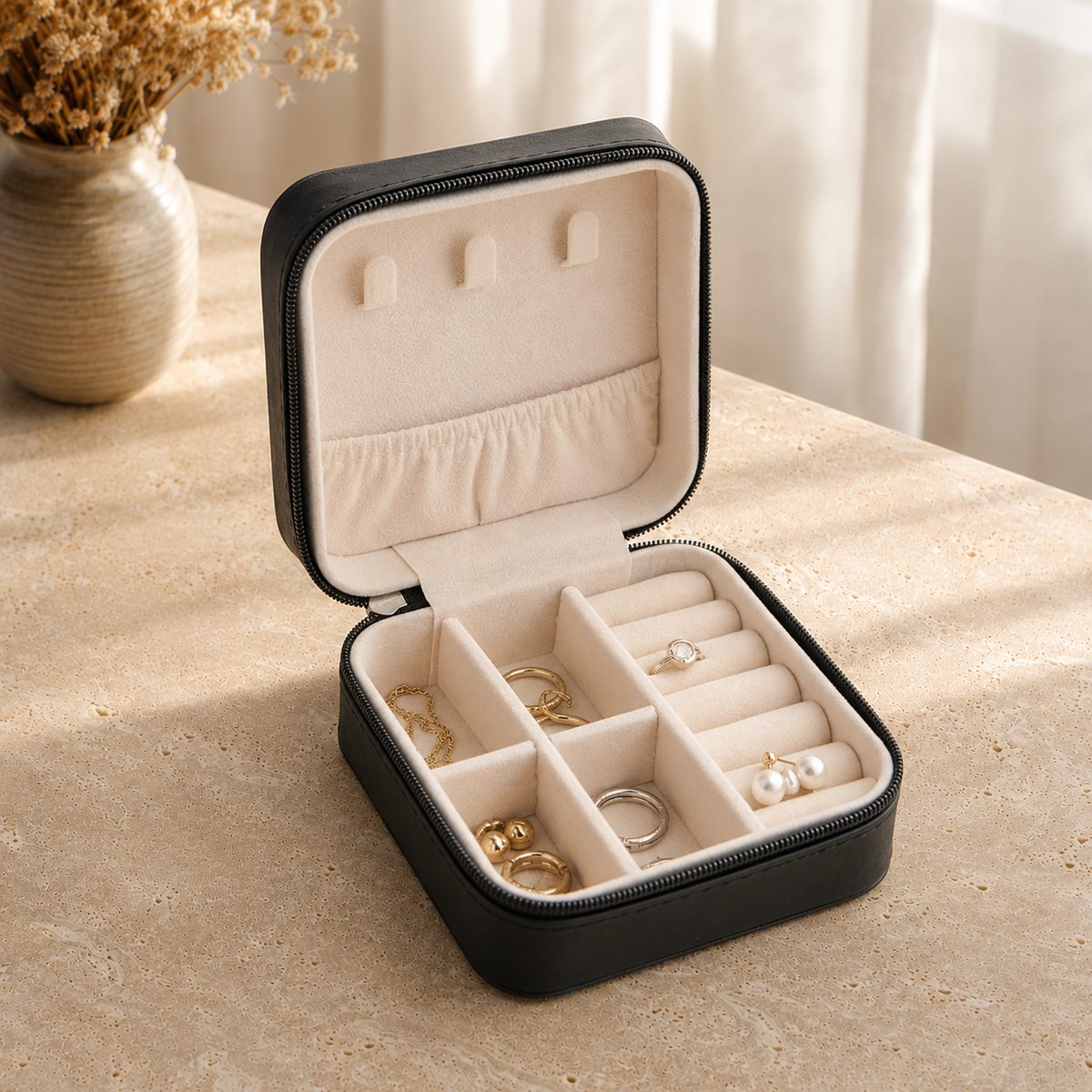 Petite Boîte À Bijoux Voyage Compacte