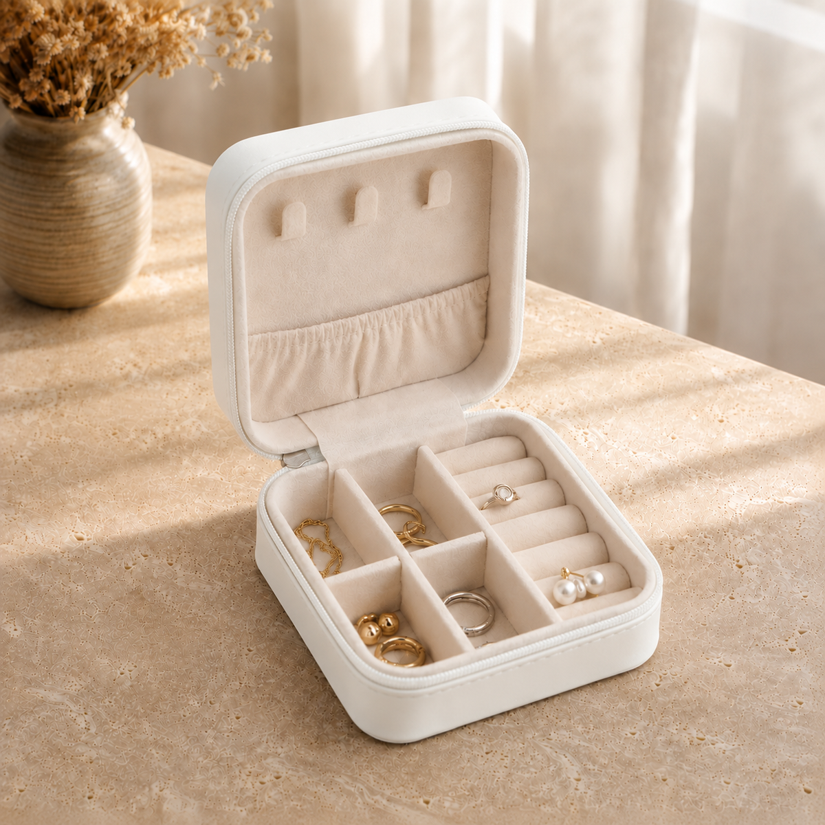 Petite Boîte À Bijoux Voyage Compacte