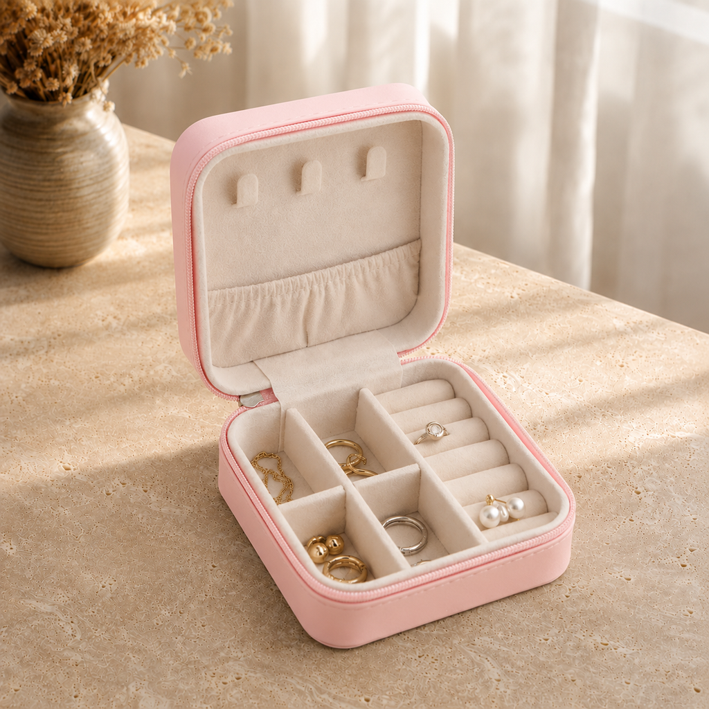 Petite Boîte À Bijoux Voyage Compacte