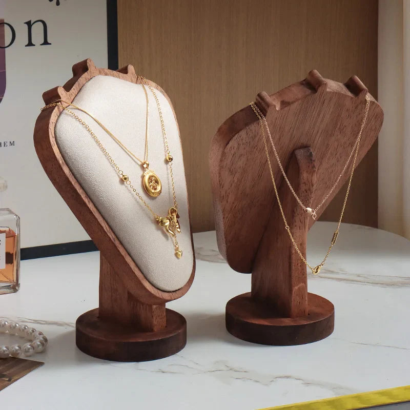 Support Bijoux Colliers Bois