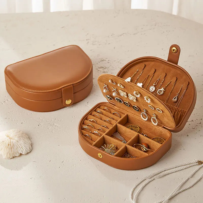 Boîte À Bijoux En Cuir Format Voyage