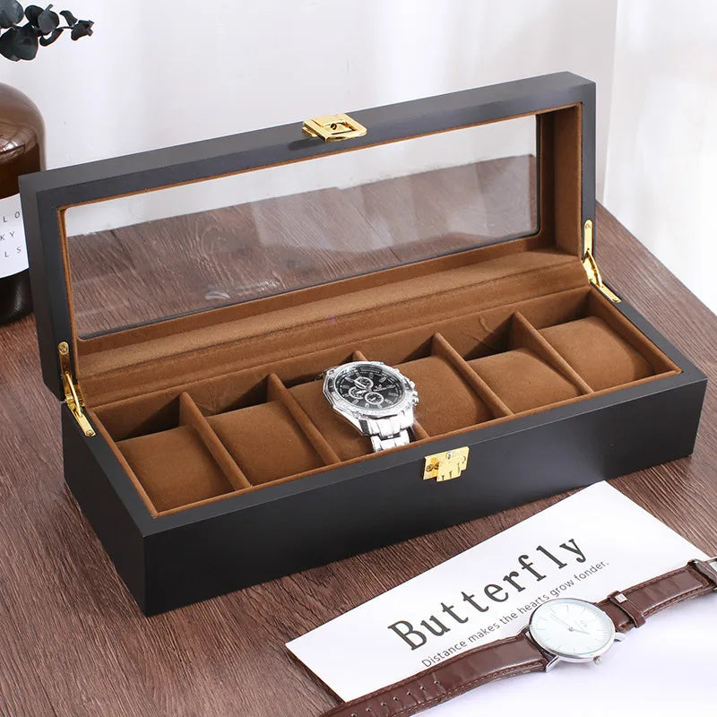 Boîte À Montres Avec Vitre