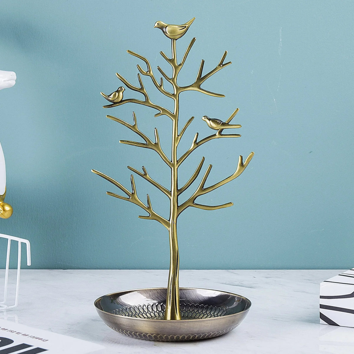 Arbre À Bijoux Avec Oiseaux