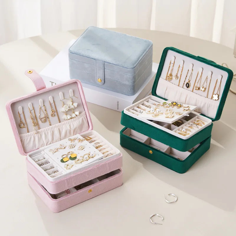 Boîte À Bijoux De Voyage Velours